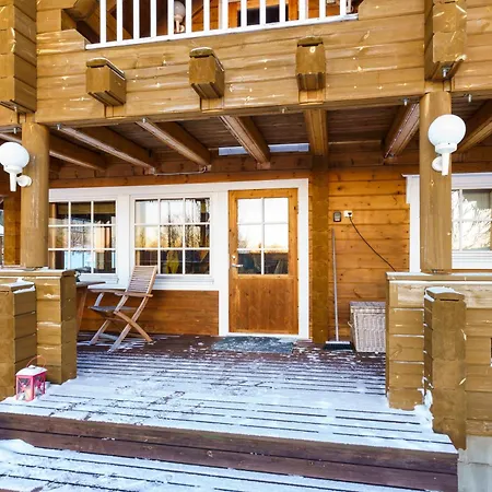 Tennihovi I Wood-fired Sauna - Finnish Kota Chalet Jokela (Lapland)